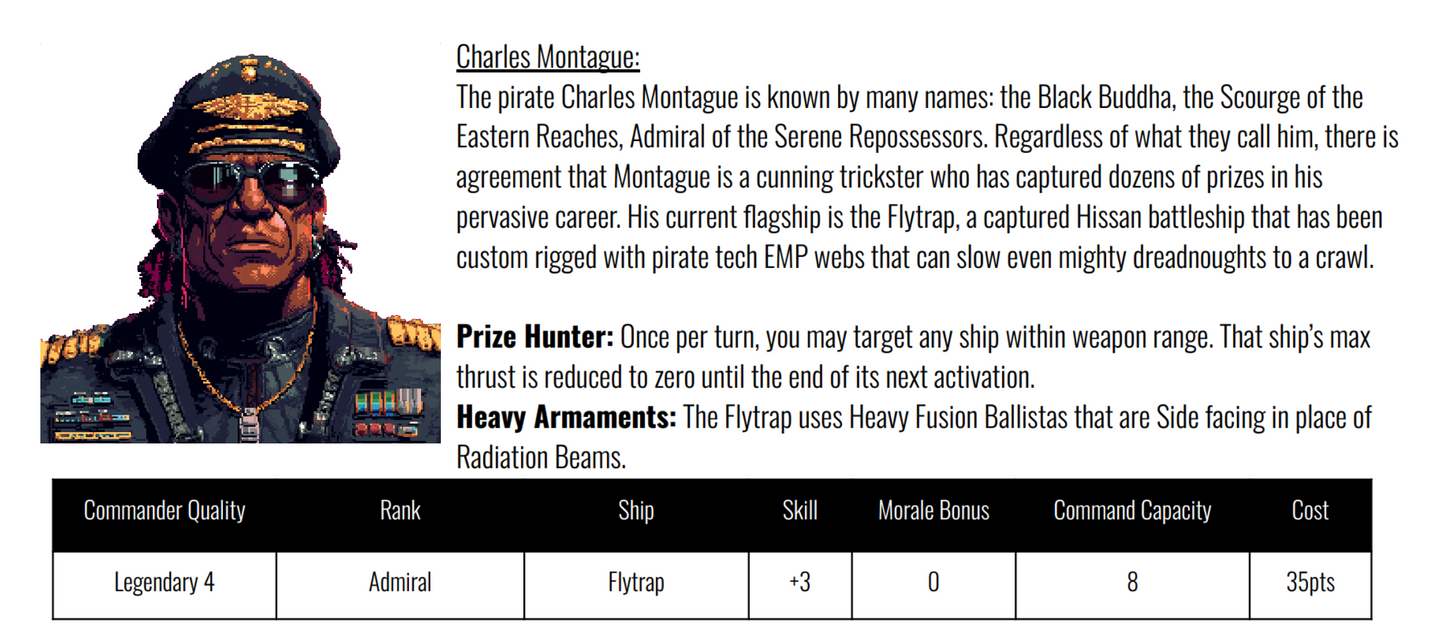 "THE SERENE REPOSESSORS" - PIRATE STARTER FLEET