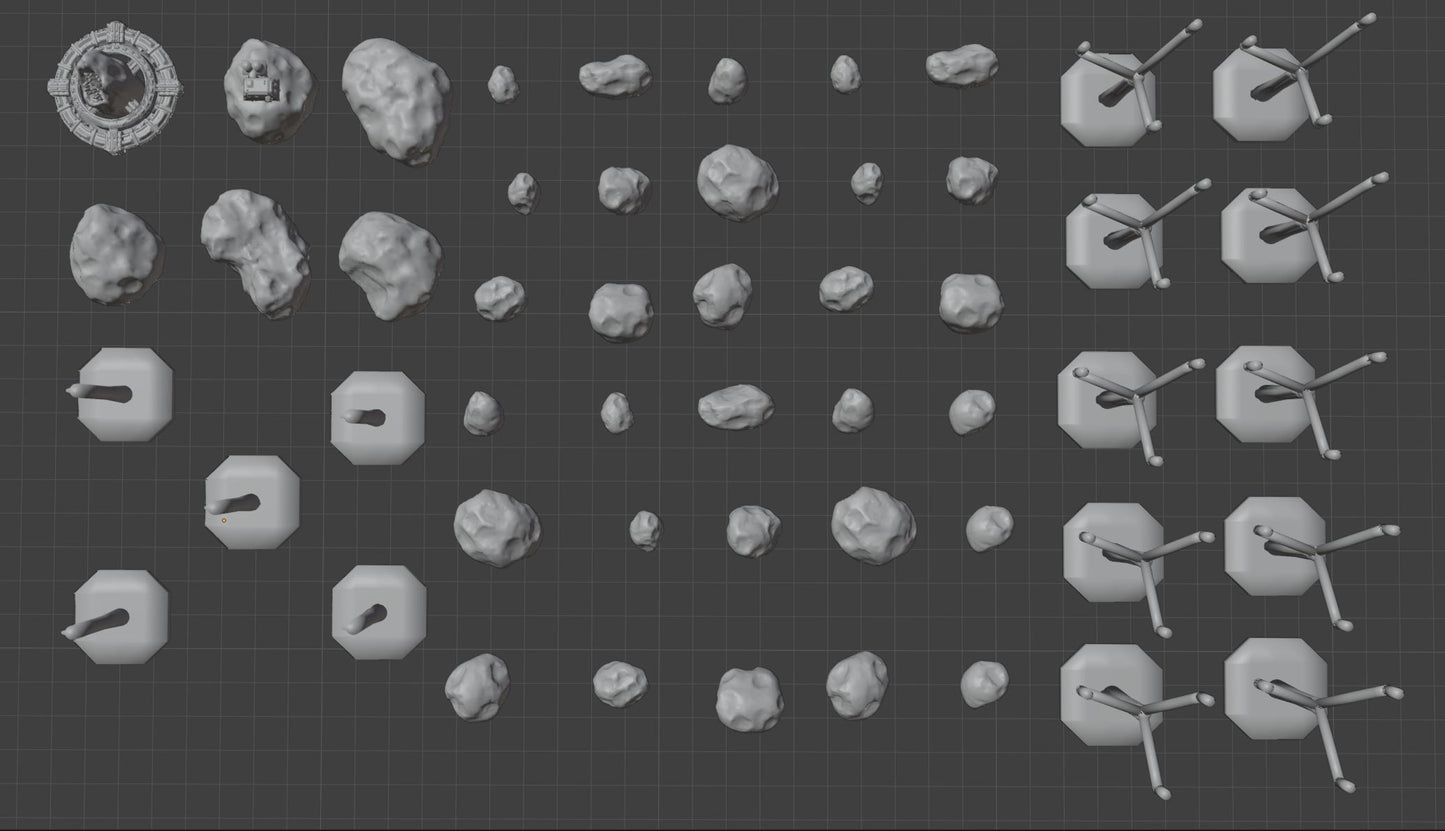 ASTEROID BELT TERRAIN PACK