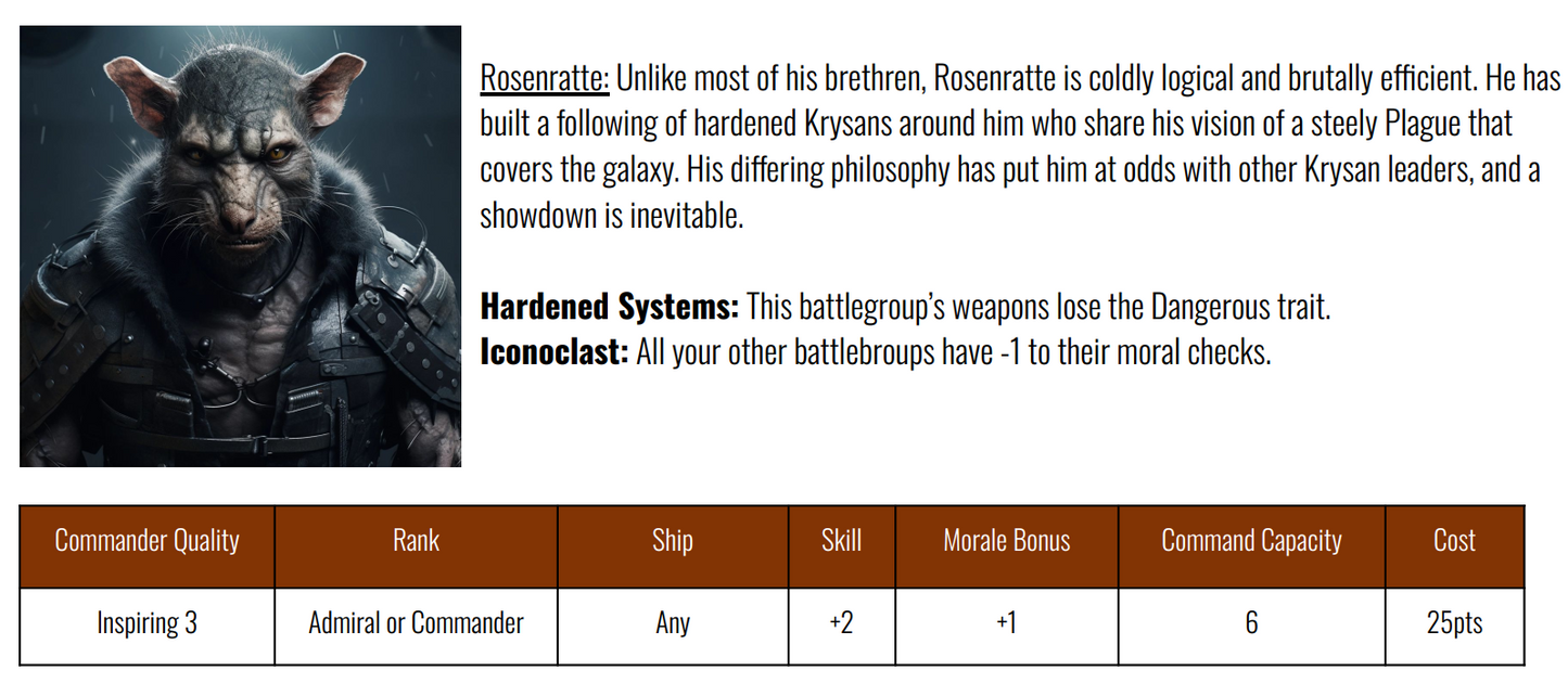 "THE VERMIN TIDE" KRYSA PLAGUE STARTER FLEET