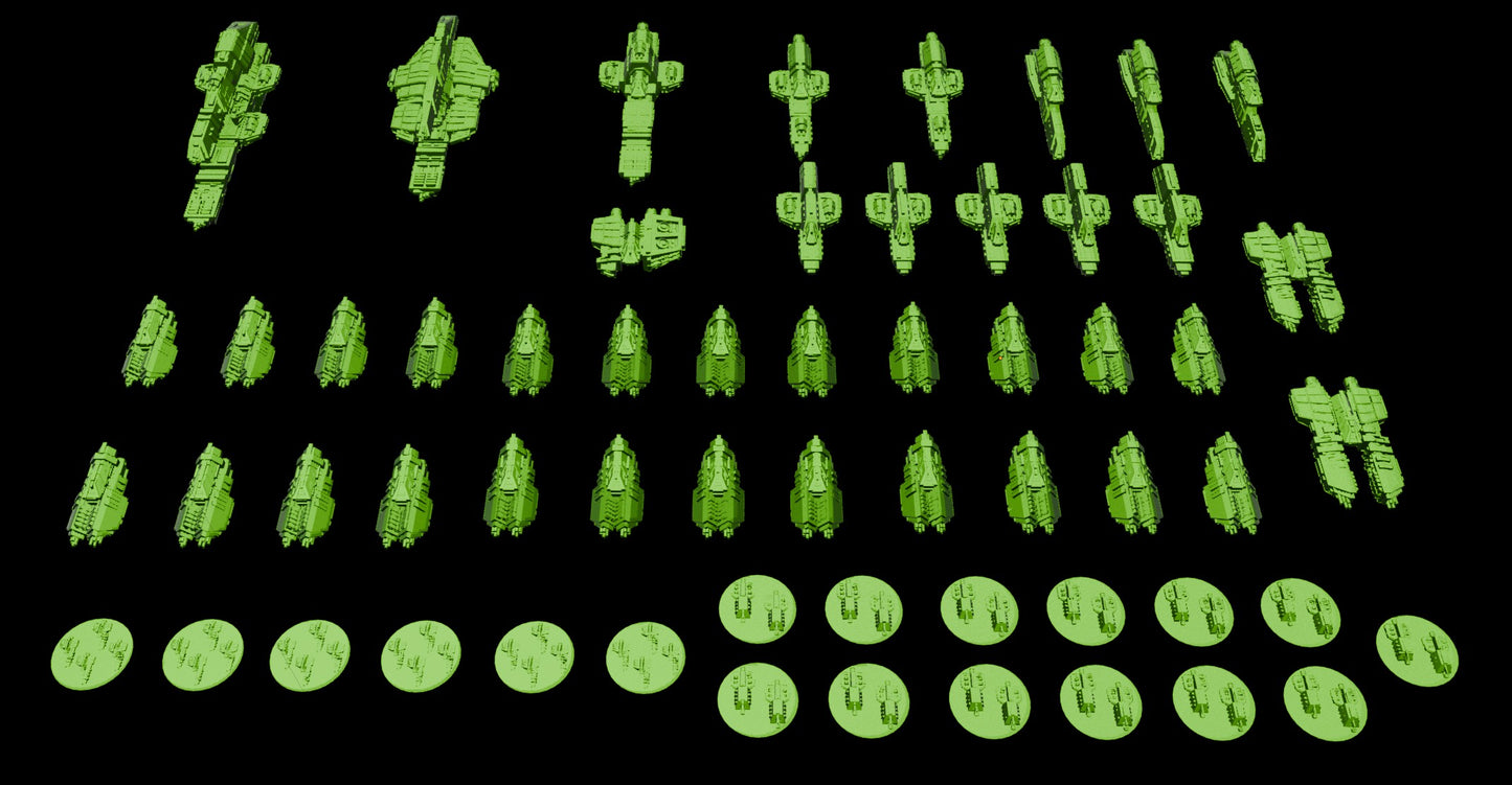 "DRAKESHADOW CONCLAVE" CARRIER BATTLEGROUP - BROKEN AURELIA STARTER FLEET