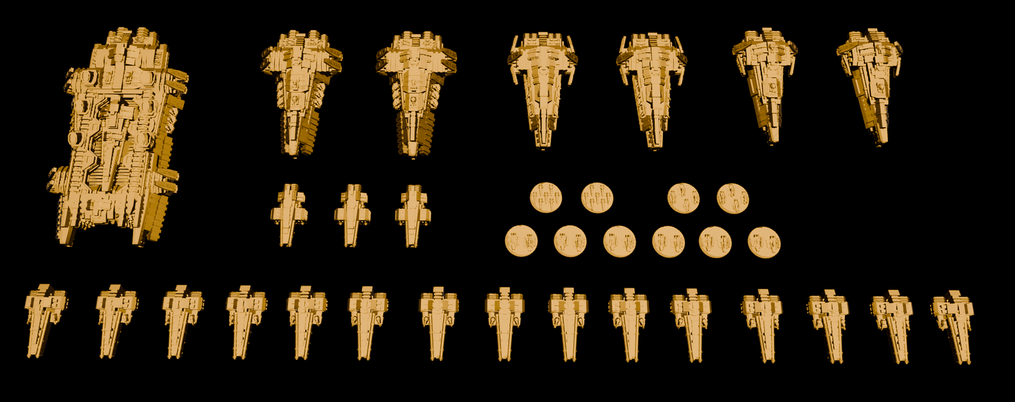 "THE WARDEN'S ANVIL" BATTLEGROUP - THE KIVATI STARTER FLEET